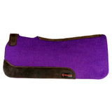 Hilason Western Wool Felt Horse Saddle Pad W/ Leather Border