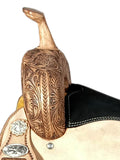 Hilason Flex Tree Western Horse Saddle American Leather Trail Barrel