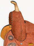 Hilason Western Horse Barrel Racing Wooden Tree American Leather Saddle