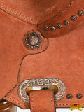 Hilason Western Horse Barrel Racing Wooden Tree American Leather Saddle