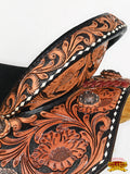 Hilason Western Horse Barrel Racing Wooden Tree American Leather Saddle