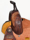 Hilason Western Horse Barrel Racing Wooden Tree American Leather Saddle