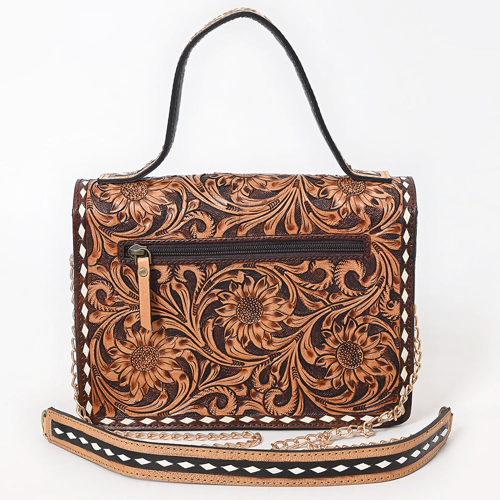 American Darling Crossbody Hand Tooled Genuine Leather Women Bag Western Handbag Purse