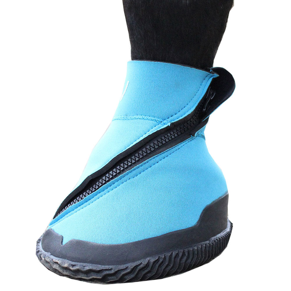 Woof Wear Flexible Light Materials Horse Medical Punctured Soles Hoof Boot Turquoise