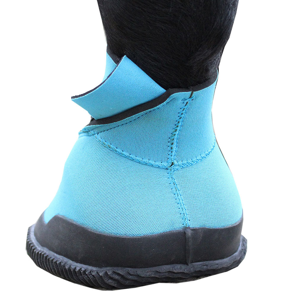 Woof Wear Flexible Light Materials Horse Medical Punctured Soles Hoof Boot Turquoise