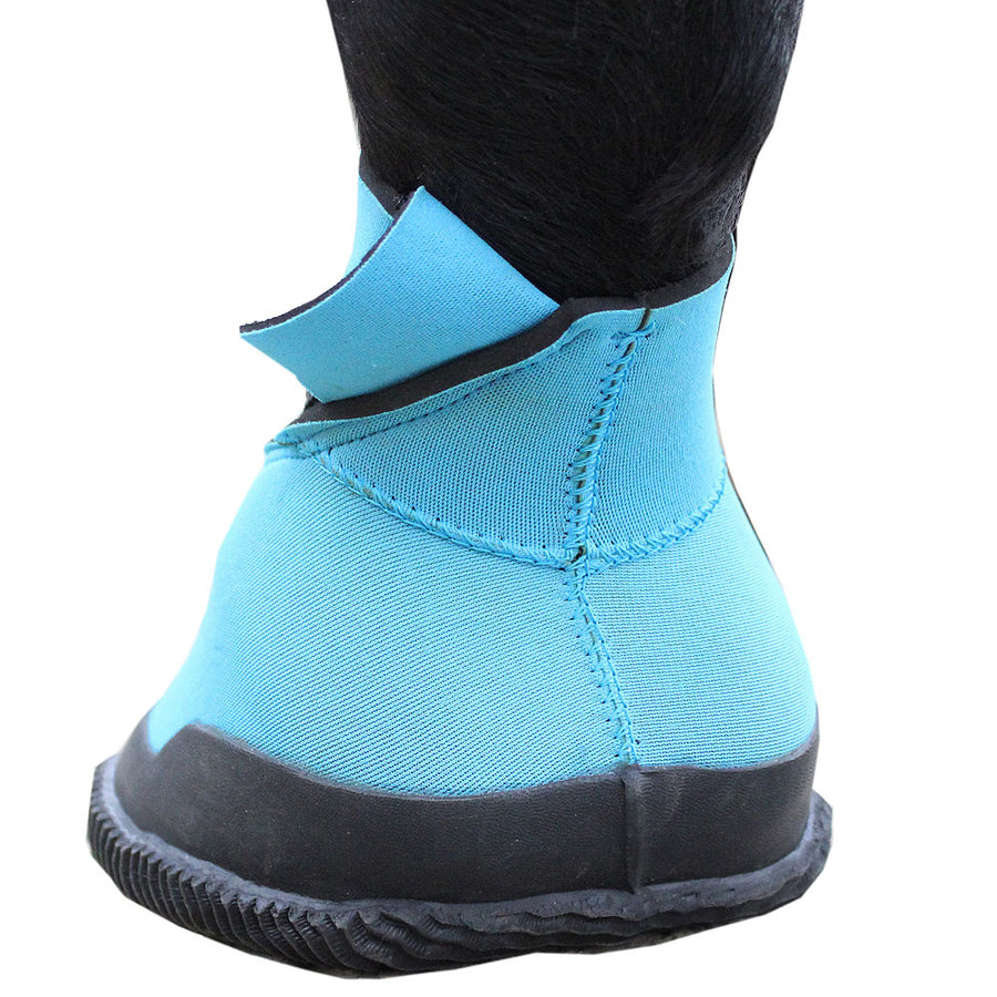 Woof Wear Flexible Light Materials Horse Medical Punctured Soles Hoof Boot Turquoise