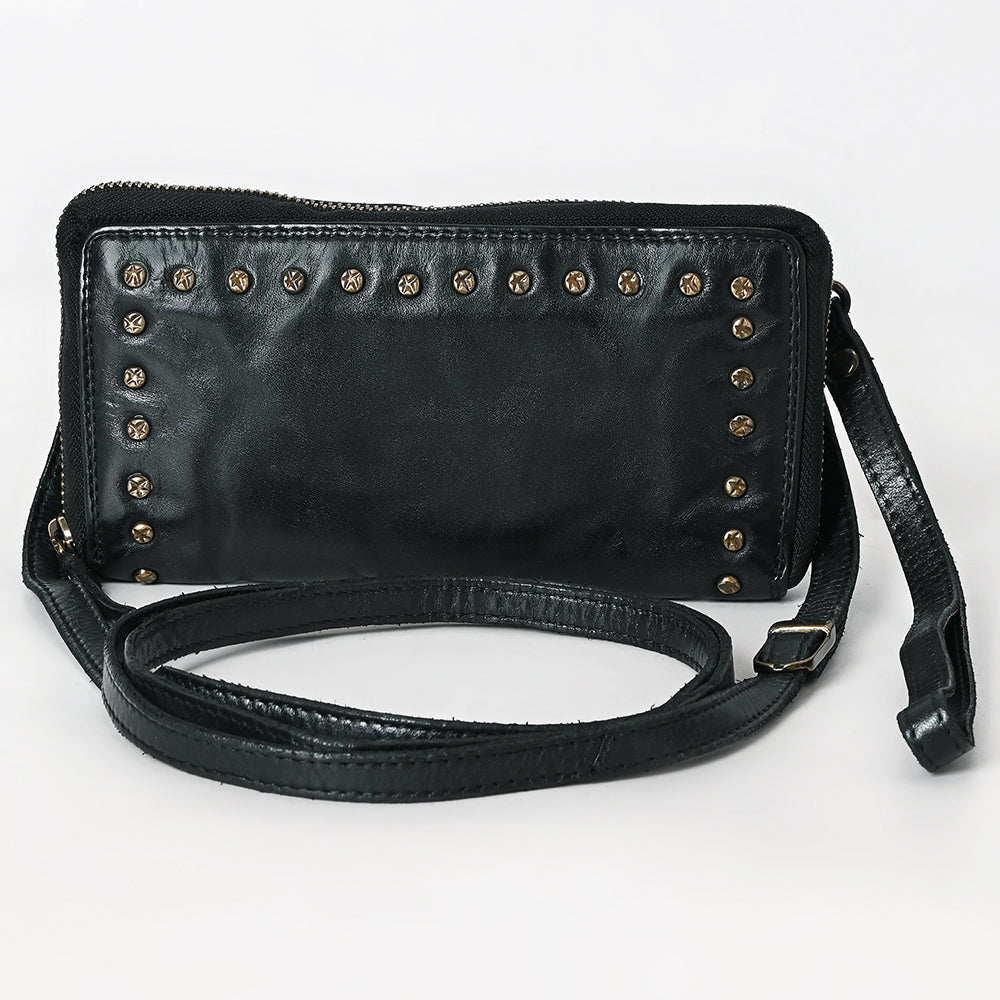 Spaghetti Western Wallet Genuine Leather Women Bag Handbag Purse