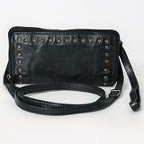 Spaghetti Western Wallet Genuine Leather Women Bag Handbag Purse