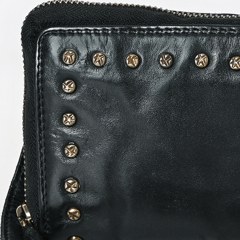 Spaghetti Western Wallet Genuine Leather Women Bag Handbag Purse
