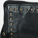 Spaghetti Western Wallet Genuine Leather Women Bag Handbag Purse