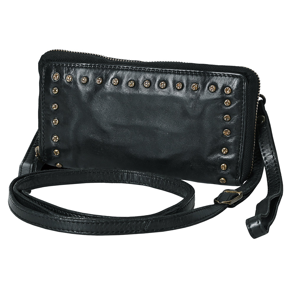 Spaghetti Western Wallet Genuine Leather Women Bag Handbag Purse