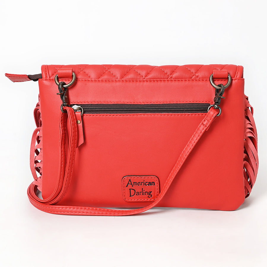 American Darling Wallet Hand Tooled Genuine Leather Women Bag Western Handbag Purse | Womens Handbags |Leather