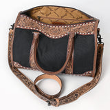 American Darling Duffel Hand Tooled Saddle Blanket Genuine Leather Women Bag Western Handbag Purse