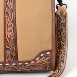 American Darling Duffel Hand Tooled Saddle Blanket Genuine Leather Women Bag Western Handbag Purse