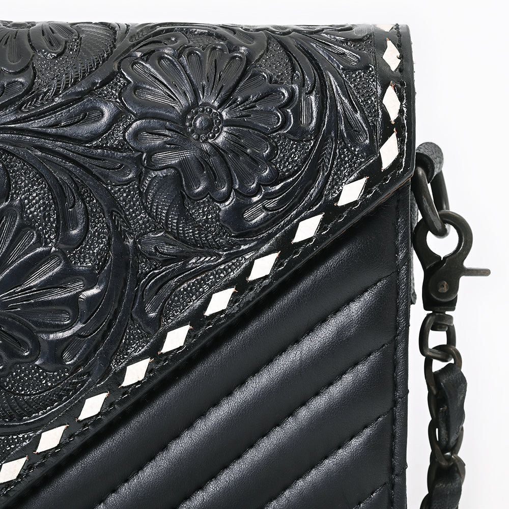 American Darling Envelope Beautifully hand tooled Leather women bag Handbag