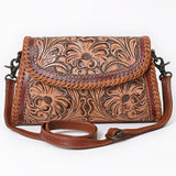 American Darling Small Crossbody Beautifully Hand Tooled Leather women bag