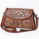 American Darling Small Crossbody Beautifully Hand Tooled Leather women bag
