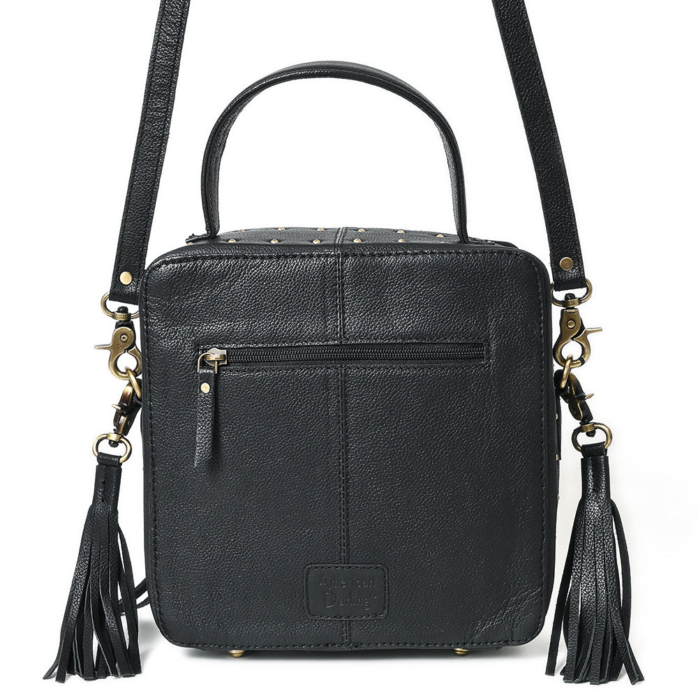 American Darling Crossbody Bag Beautifully Hand Tooled Leather women