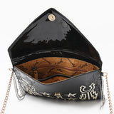 American Darling Envelope Bag Beautifully Embosed Leather women