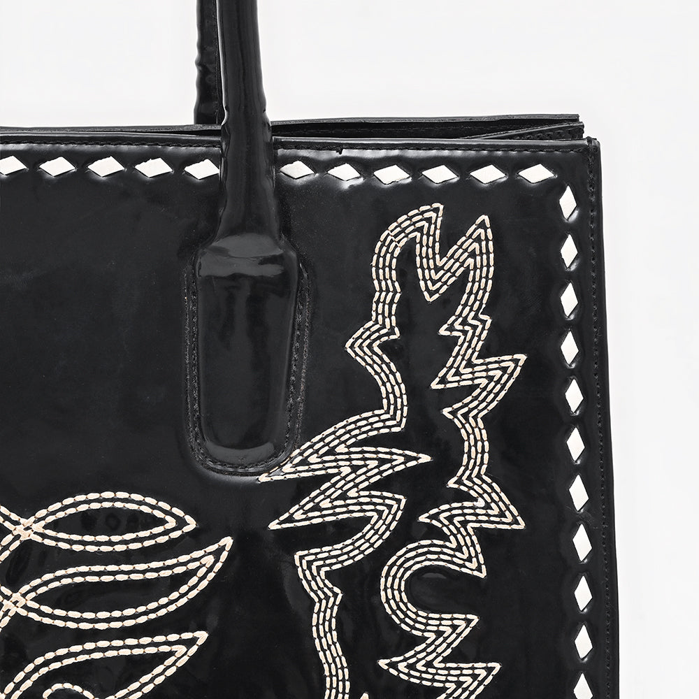 American Darling Tote Bag Beautifully Embosed Leather women