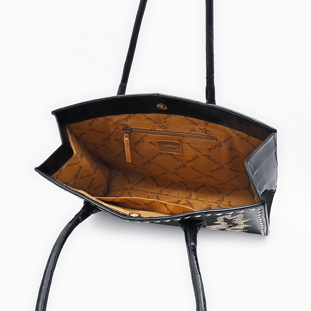 American Darling Tote Bag Beautifully Embosed Leather women