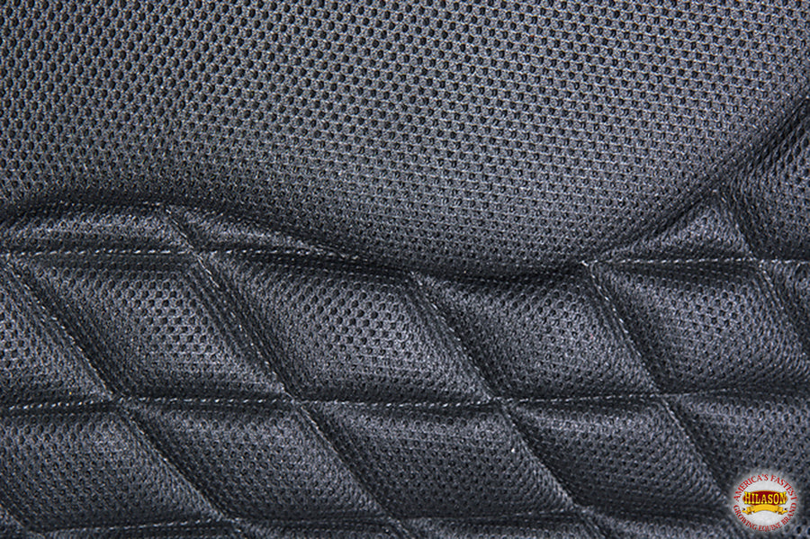 Hilason Western Horse English Saddle Pad Dressage Memory Foam And Antislip Black