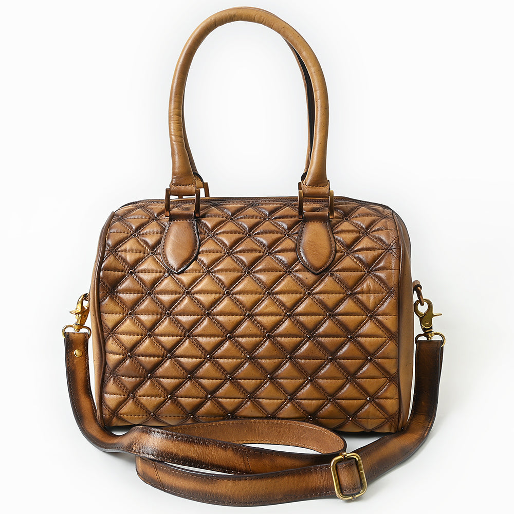 American Darling Tote Bag Beautifully Quilted Genuine Leather women bag