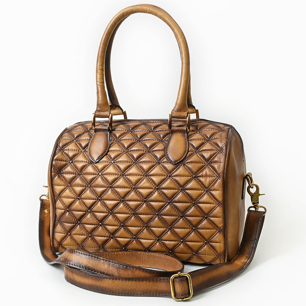 American Darling Tote Bag Beautifully Quilted Genuine Leather women bag