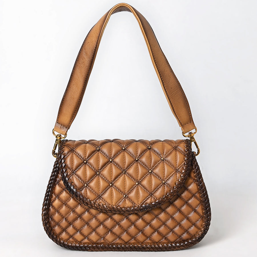 American Darling Shoulder Genuine Leather Women Bag Western Handbag Purse