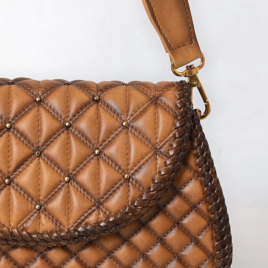 American Darling Shoulder Genuine Leather Women Bag Western Handbag Purse