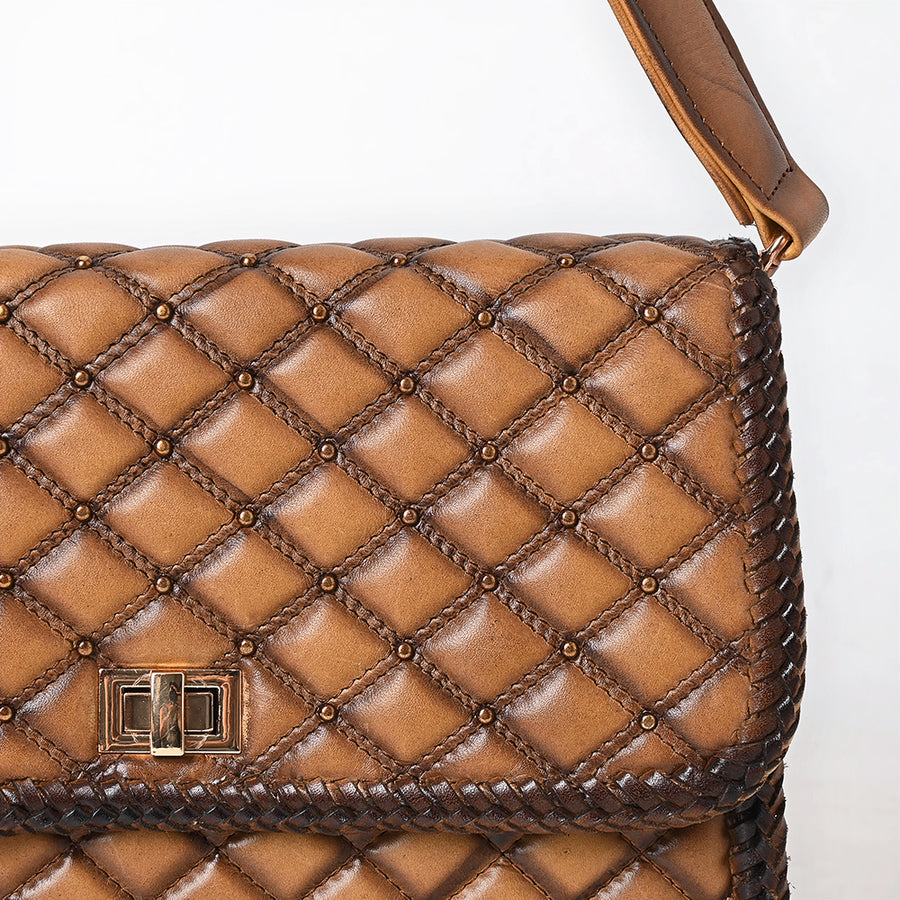 American Darling Shoulder Genuine Leather Women Bag Western Handbag Purse