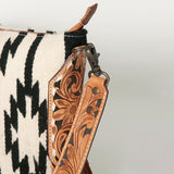American Darling Messenger Hand Tooled Saddle Blanket Genuine Leather Women Bag Western Handbag Purse |