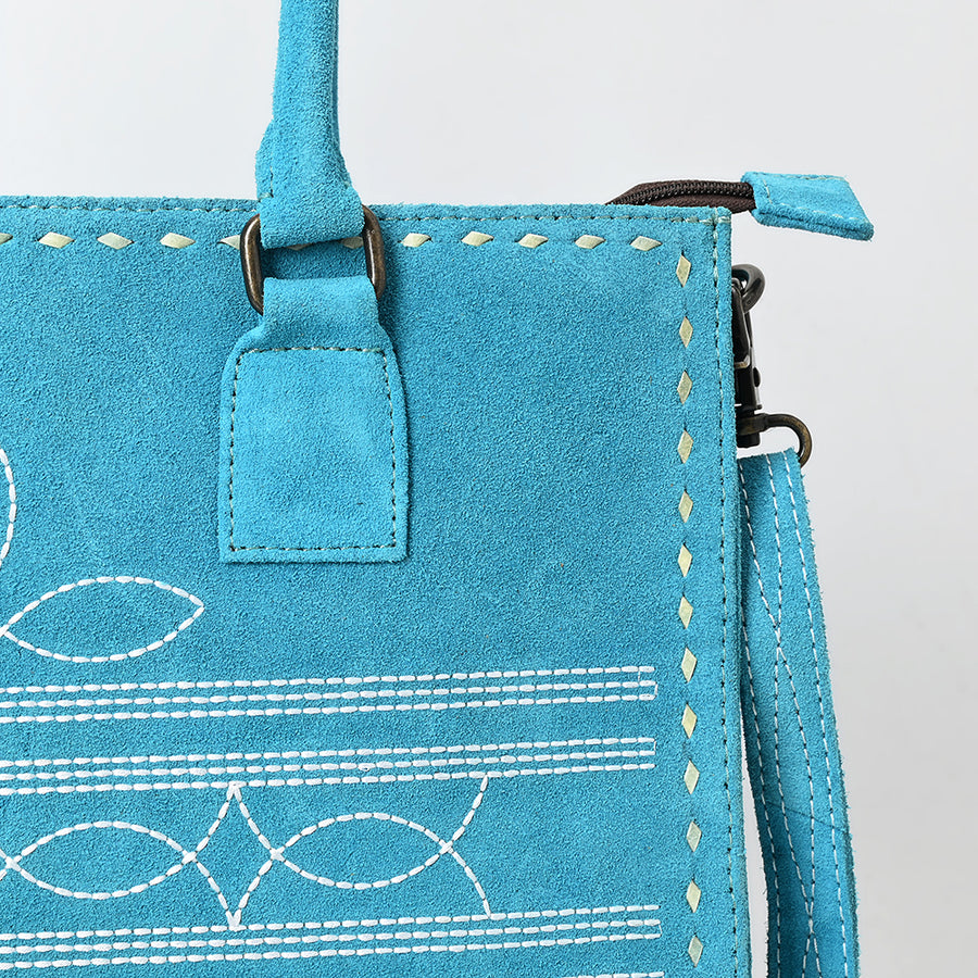 American Darling Tote Genuine Suede Leather Women Bag Western Handbag Purse | Travel Bags College Casual