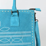 American Darling Tote Genuine Suede Leather Women Bag Western Handbag Purse