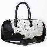 American Darling Duffle bag Beautifully Hair On Leather women Handbag