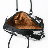 American Darling Duffle bag Beautifully Hair On Leather women Handbag