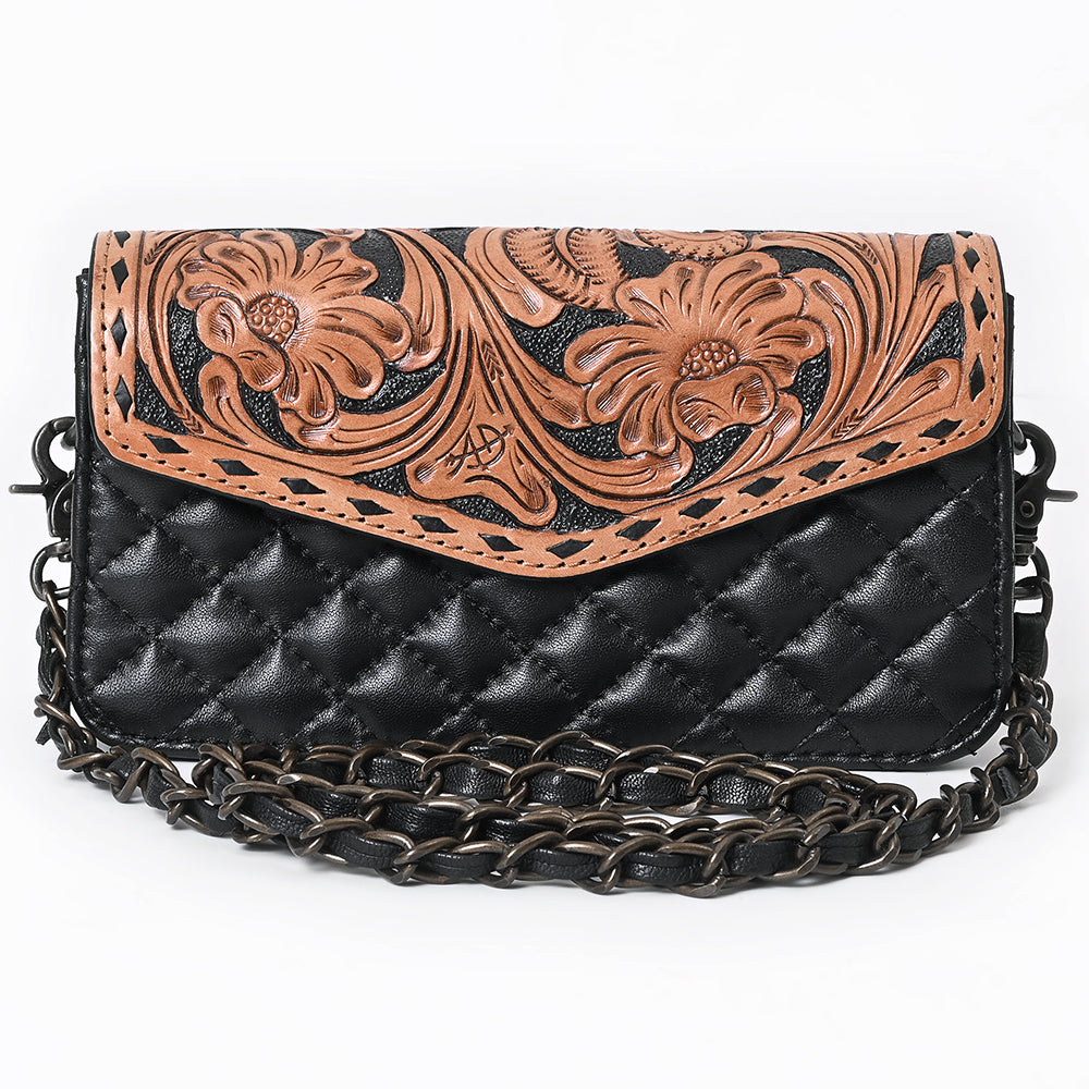 American Darling Small Crossbody Beautifully Hand tooled Leather women bag