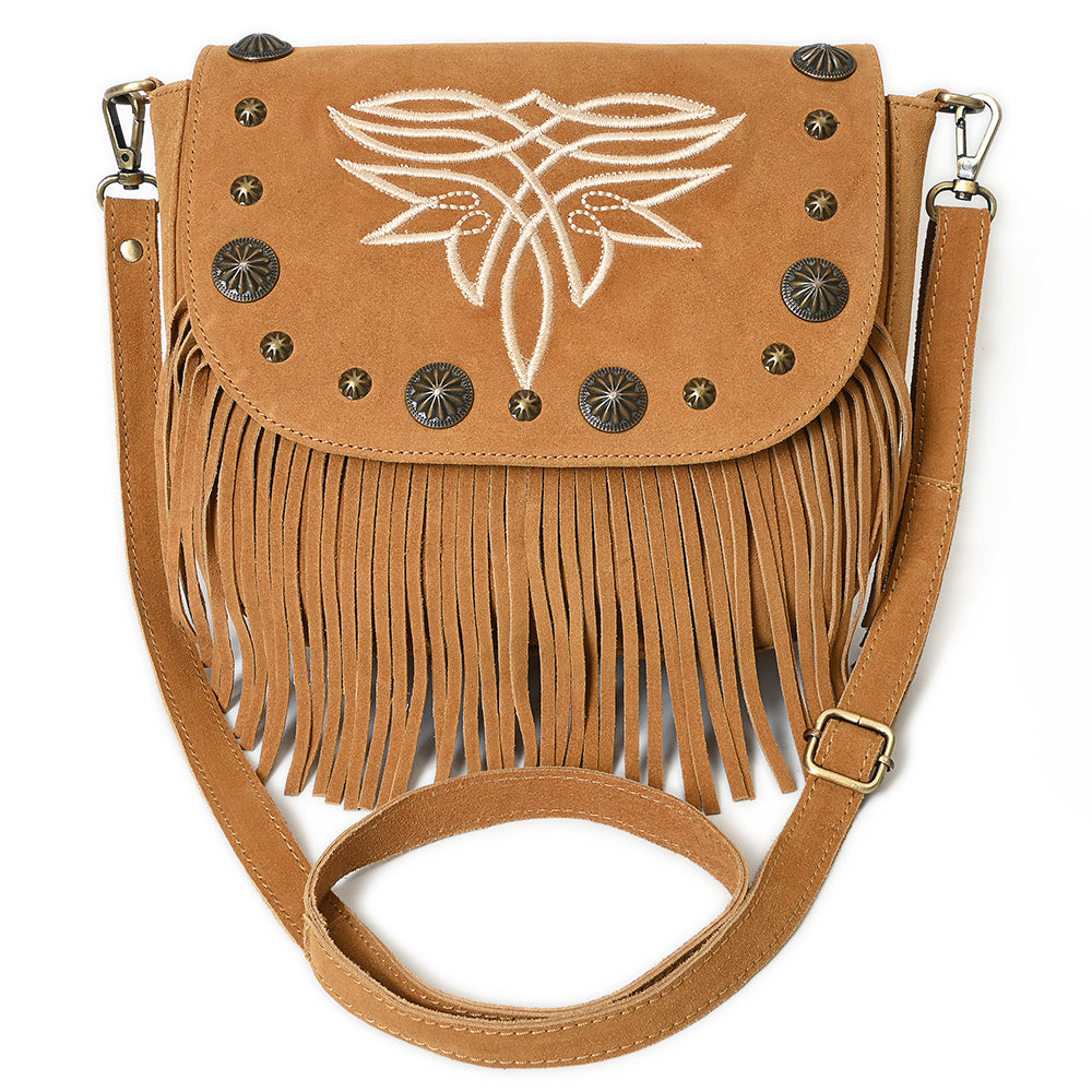 American Darling Crossbody Bag Beautifully Suede Leather women