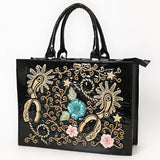 American Darling Tote Hand Carved Genuine Leather Women Bag Western Handbag Purse