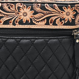 American Darling Crossbody Bag Beautifully Hand Tooled Leather women