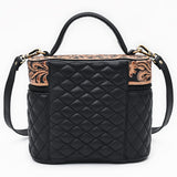 American Darling Crossbody Bag Beautifully Hand Tooled Leather women