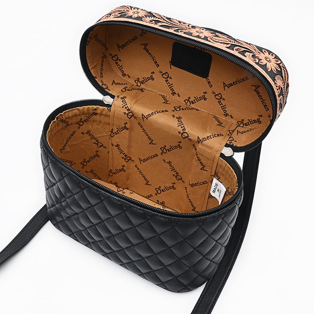 American Darling Crossbody Bag Beautifully Hand Tooled Leather women
