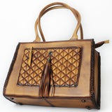 American Darling Tote Bag Beautifully Quilted Genuine Leather women bag
