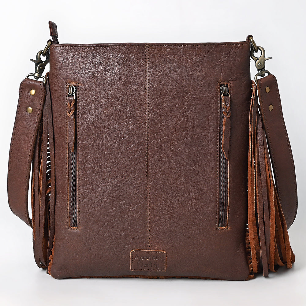 American Darling Large Crossbody Hair On Genuine Leather Women Bag Western Handbag Purse