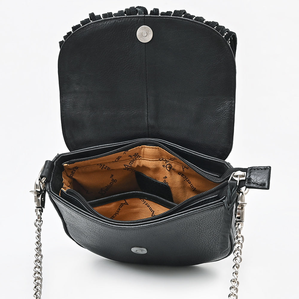 American Darling Crossbody Full Grain Genuine Leather Women Bag Western Handbag