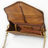 American Darling Envelope Bag Beautifully Quilted Genuine Leather women bag