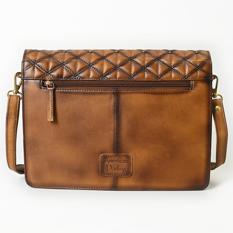 American Darling Envelope Bag Beautifully Quilted Genuine Leather women