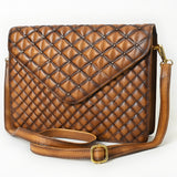 American Darling Envelope Bag Beautifully Quilted Genuine Leather women bag