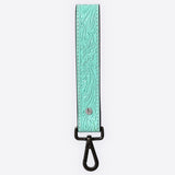 American Darling ADKR217 Hand Tooled Genuine Leather Wristlet Key Ring