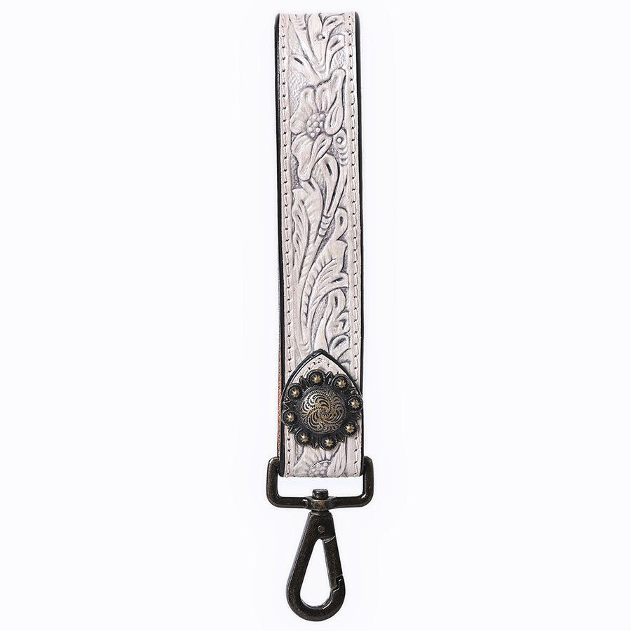 American Darling Hand Tooled Genuine Leather Handle Strap for Wristlet Bag Phone Wrist Keychain Wallet Purse Clutch Cellphone